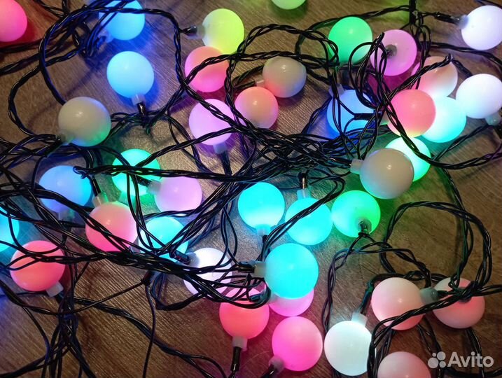 Гирлянда светодиодная Шарики