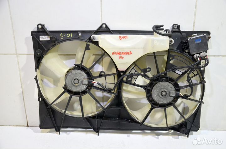 Вентилятор радиатора Toyota Highlander XU40 3.5L