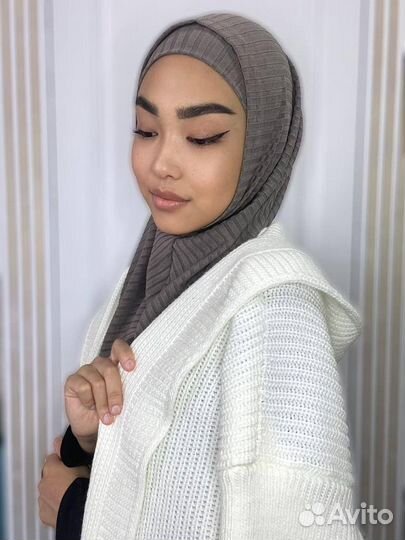 Хиджаб на осень зиму мусульманский платок