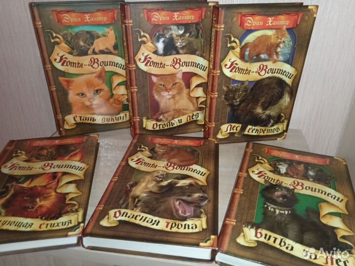 Книги коты воители 1 цикл (на доставке)