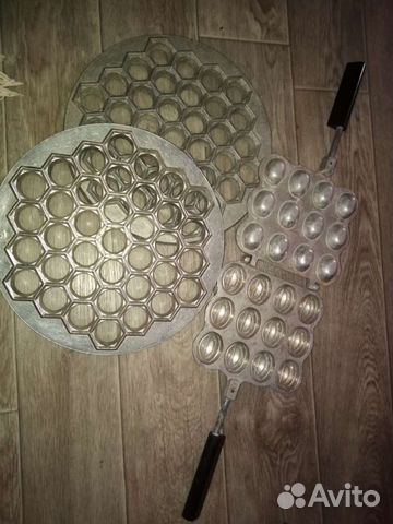 Алюминиевая Форма для пельменей и орешков СССР