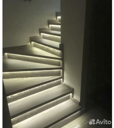 Подсветка лестницы с датчиками движения