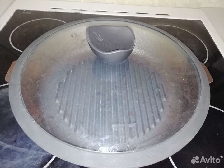Чугунная сковорода гриль СССР