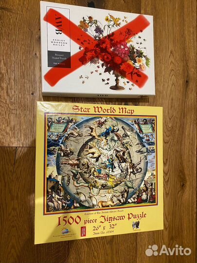 Фигурные пазлы 750 и 1500 деталей