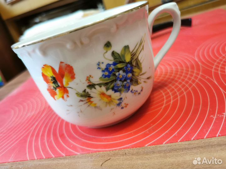 Чайные чашки Чехия. Фарфор