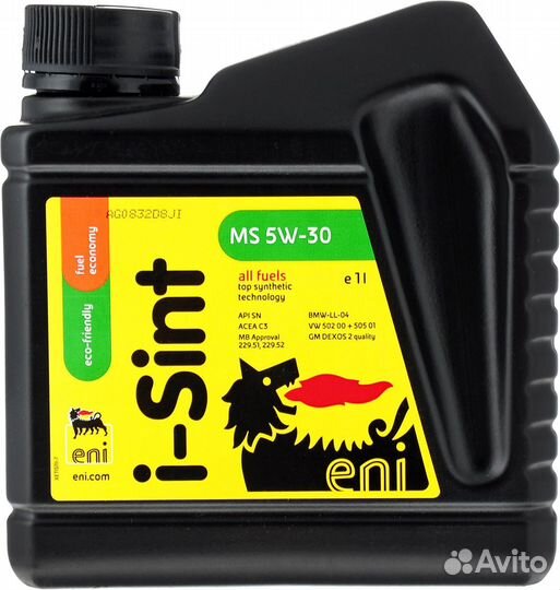 5w-30 ENI i-Sint 4л FE