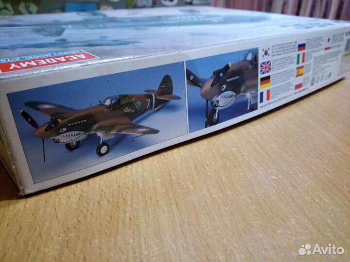 Сборная модель истребителя Р-40С масштаб 1:48