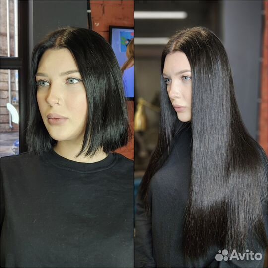 Наращивание натуральных волос