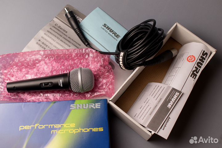 Микрофон динамический кардиоидный Shure C606N