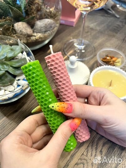 Мастер класс по свечам