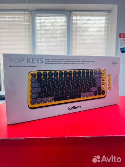 Клавиатура Logitech POP Keys, USB, беспроводная