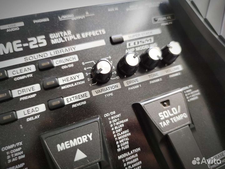 Гитарный процессор Boss ME-25