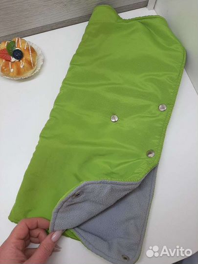 Зимний конверт в коляску и муфта