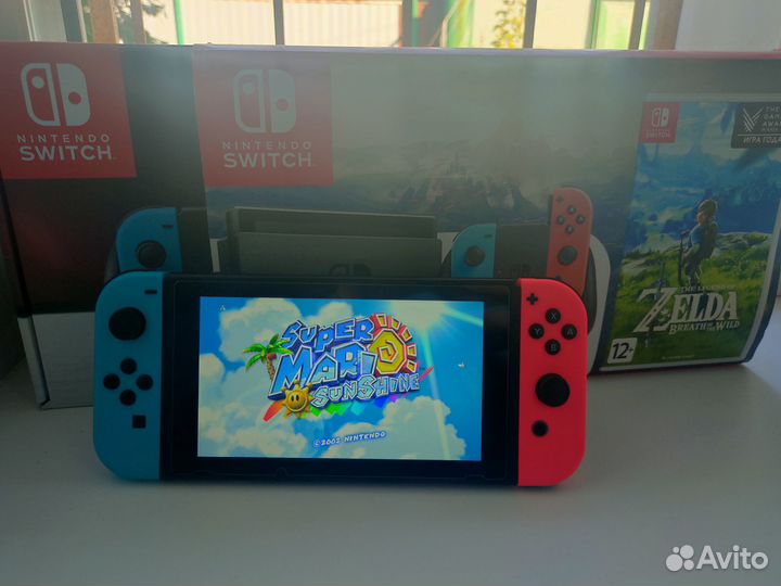 Nintendo Switch прошитая rev1