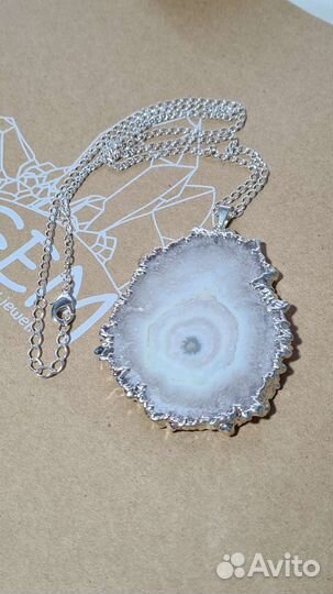 Украшение на шею (кулон Сталактит на цепочке)