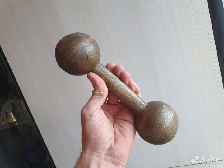 Бронзовая гантель 3.3 кг