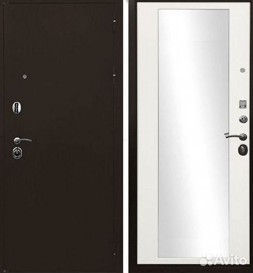 Дверь входная Троя цвет Орех шумо-изоляционная