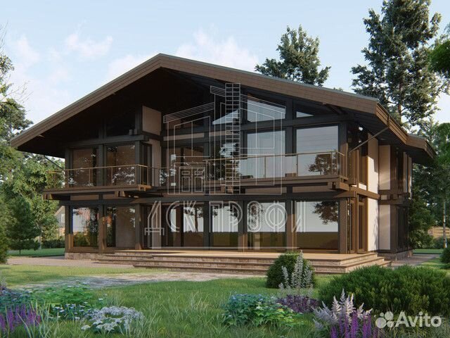 Каркасный дом под ключ Фахверк 366м2