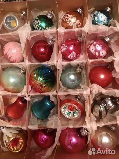 Елочные игрушки СССР