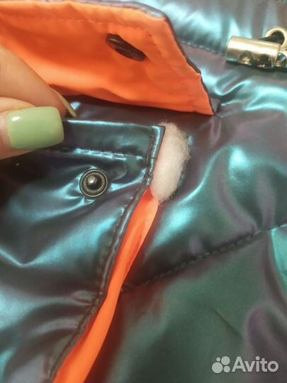 Пуховик для девочки 140