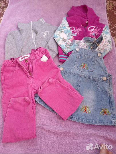 Вещи пакетом на девочку 86-92