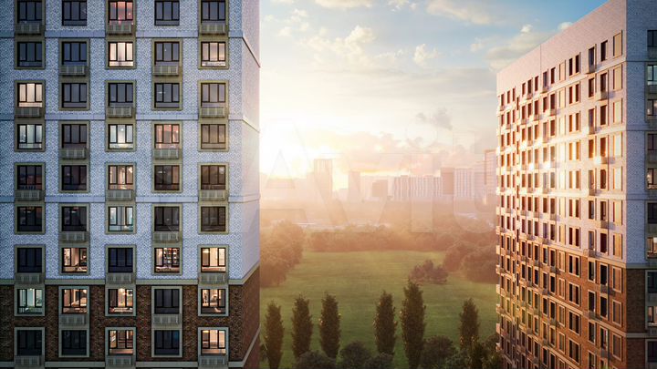 2-к. квартира, 66,4 м², 9/16 эт.