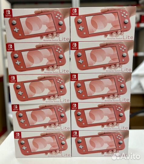 Nintendo Switch Lite 32 гб, коралловый