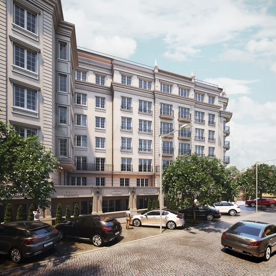 1-к. квартира, 52,9 м², 1/6 эт.