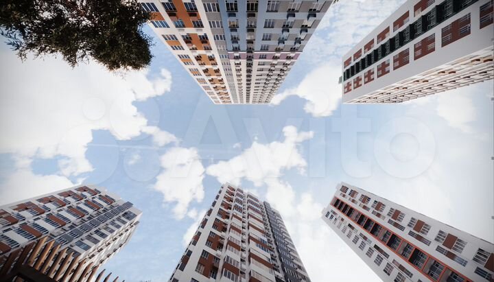 2-к. квартира, 54,4 м², 12/24 эт.