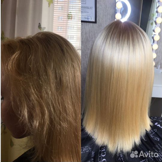 Кератин, ботокс волос, нанопластика, ЖК Светлый