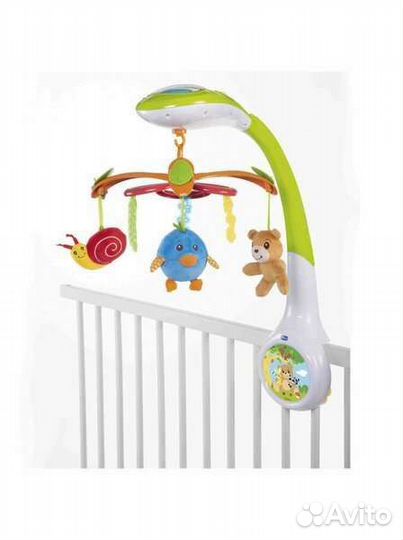 Мобиль на кроватку chicco с проекцией