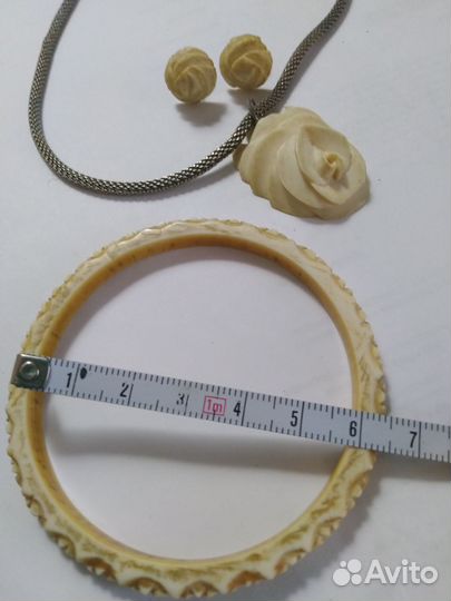 Украшения комплект из кости.Африка.Винтаж