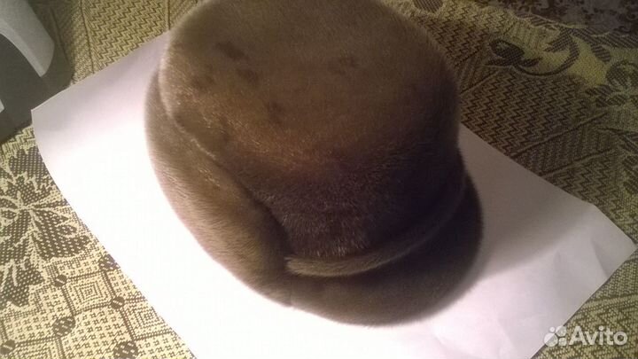 Шапка мужская норковая с козырьком