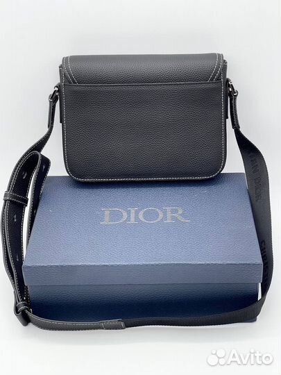 Сумка седло Christian Dior CD натуральная кожа