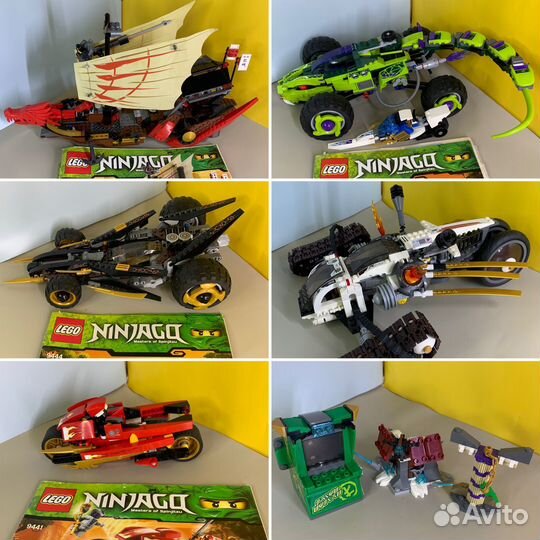 Lego Ninjago наборы 2012 год