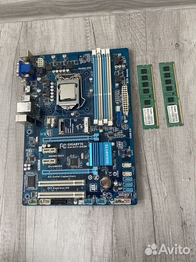 Материнская плата gigabyte с процессором i5-3470