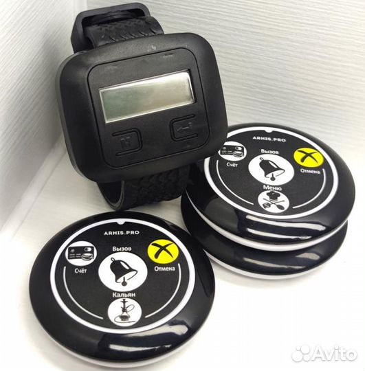 Кнопка вызова персонала, официанта, кальнщика