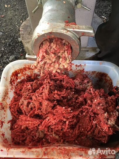 Говяжий фарш мясная обрезь для собак