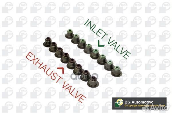 Комплект прокладок, стержень клапана 19533;570