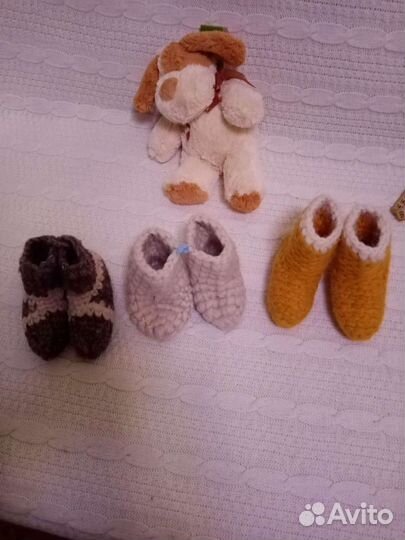 Вязанные пинеточки - носочки