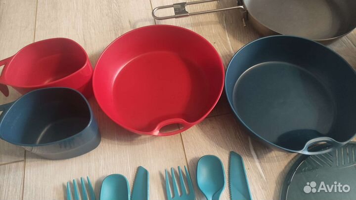 Походный набор посуды decathlon на 2 персоны