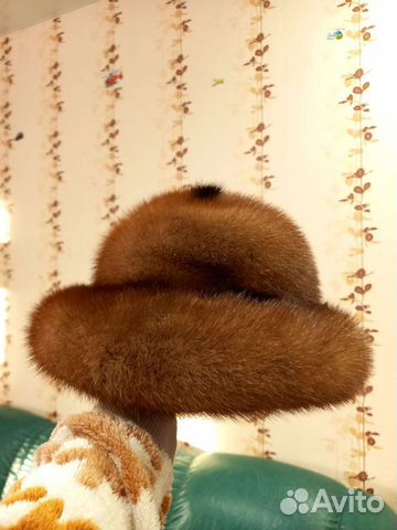 Шапка шляпа норковая