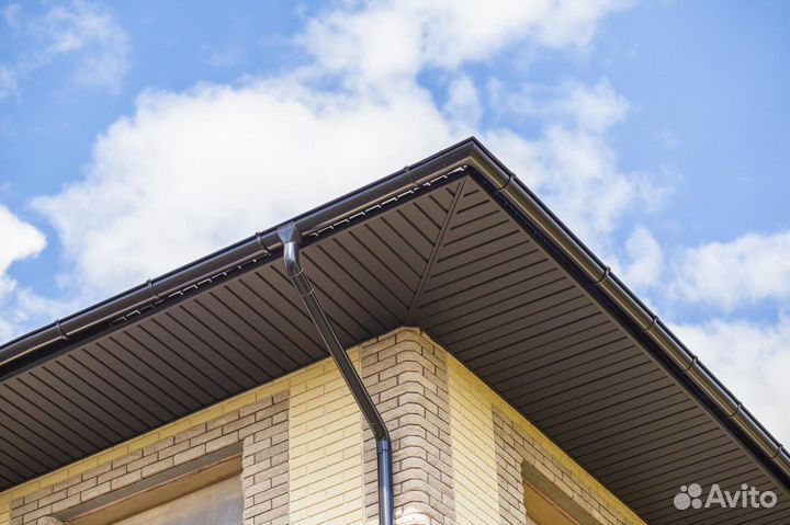 Софит полная перфорация Quarzit 0,5 мм, Цвет Ral 7024, Покрытие Quarzit с пленкой, Толщина металла 0