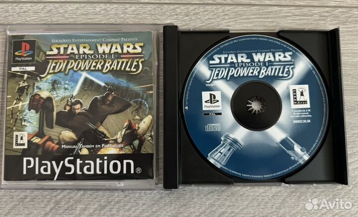 Star Wars Episode 1 Jedi Power Battles PS1 PAL