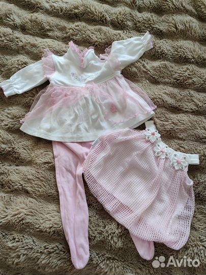 Детские вещи пакетом для девочек 68+