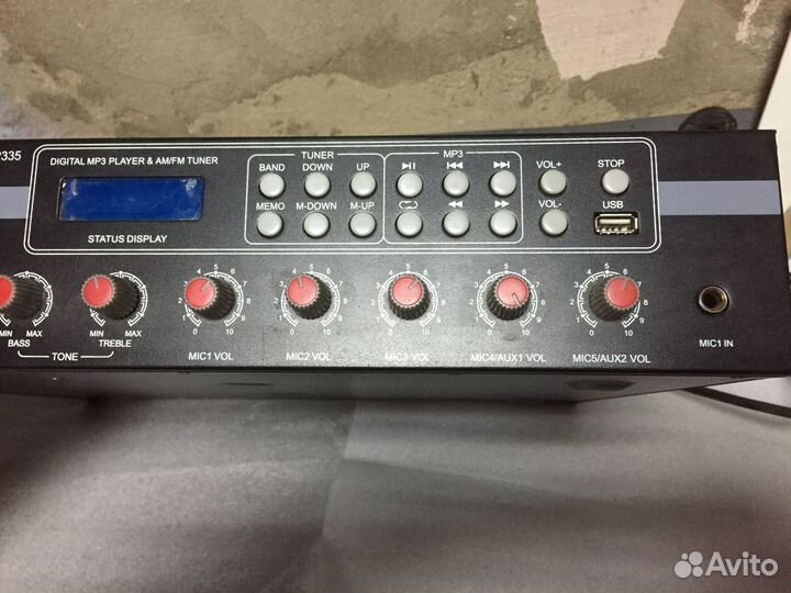 Трансляционный микшер-усилитель авк ра-2335