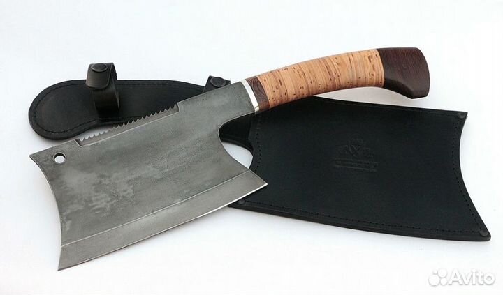 Тяпка №3 сталь У8А рукоять береста