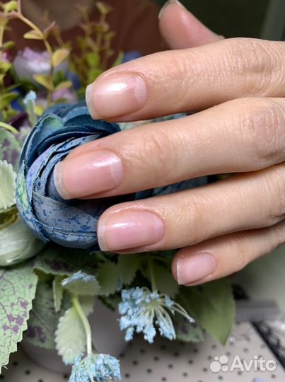 Пудровый маникюр без аллергии и сушки в лампе