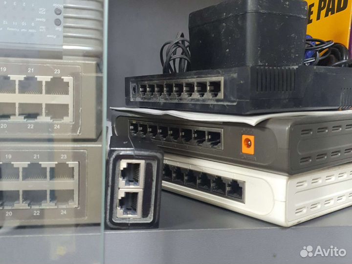 Хаб 5/8/16/24 порта Switch HUB Свитч локалка