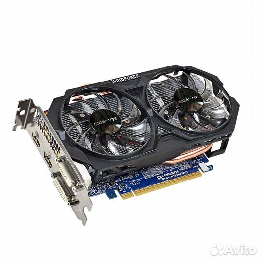 Видеокарта gigabyte nvidia GeForce GTX 750 Ti 2Gb